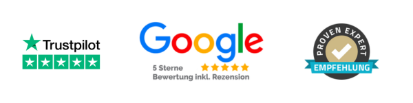 Customer reviews and ratings for salon software Calendall on Google and Trustpilot