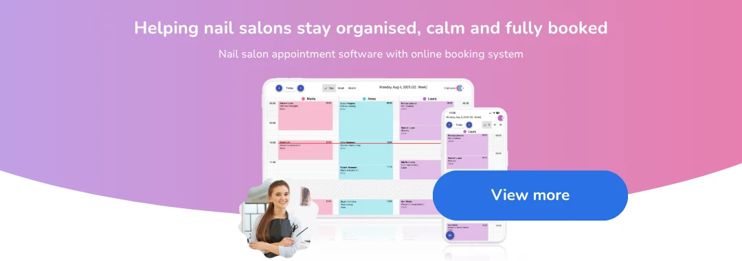 Calendall - nail salon appointment software