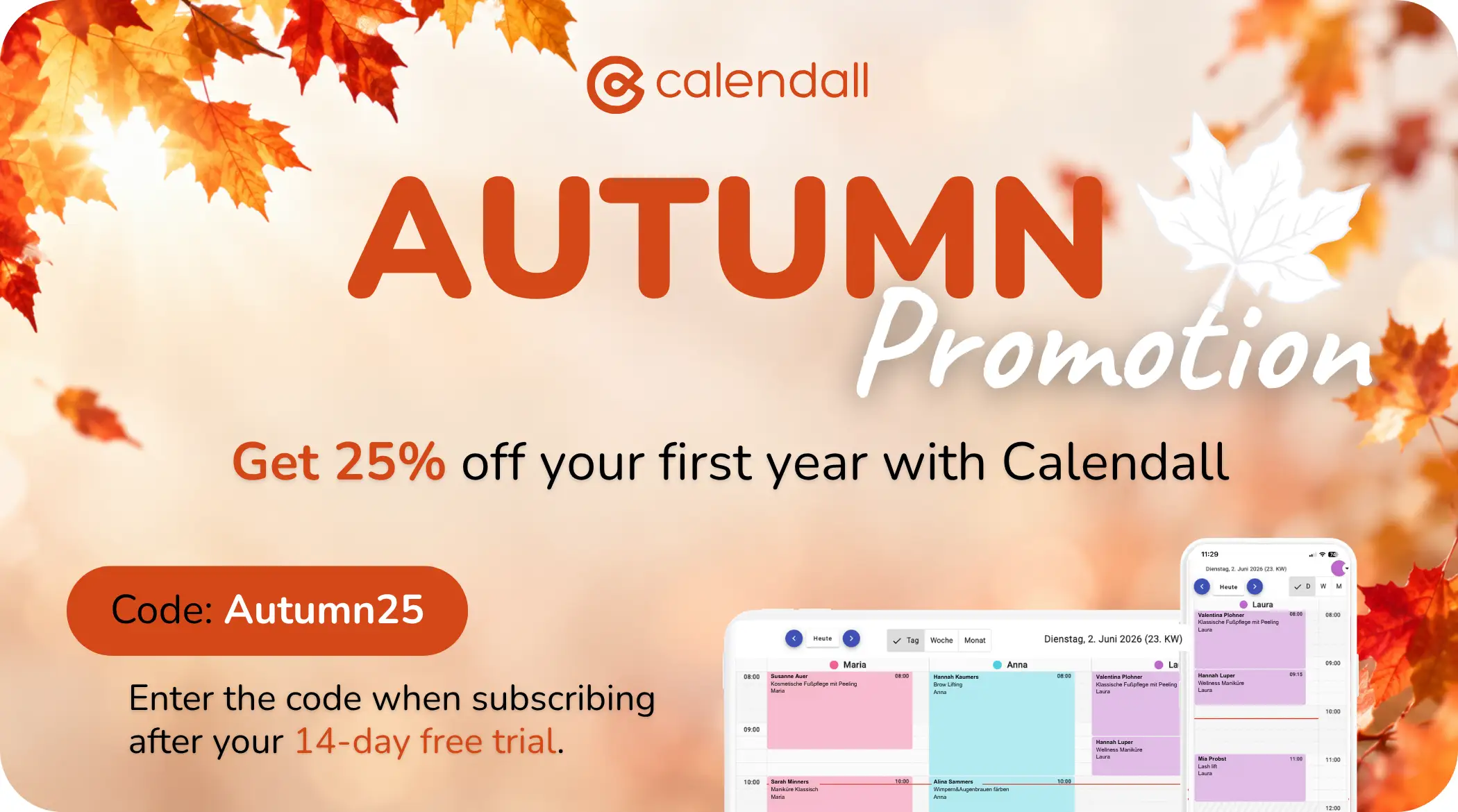 Autumn_Promotion_25%_Calendall